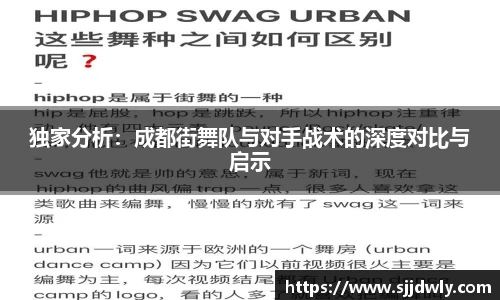独家分析：成都街舞队与对手战术的深度对比与启示