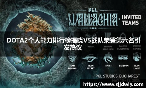 DOTA2个人能力排行榜揭晓V5战队荣登第六名引发热议