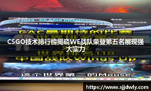 CSGO技术排行榜揭晓WE战队荣登第五名展现强大实力